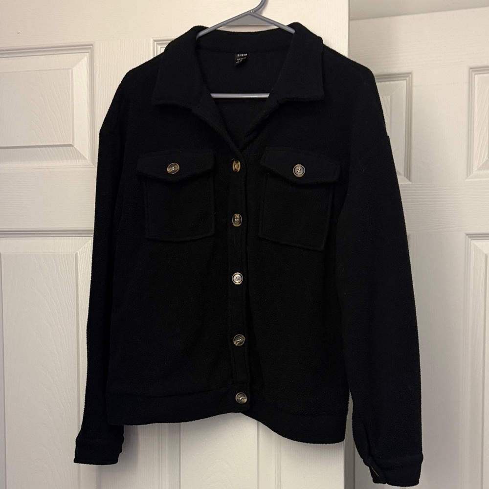 Black Women's Fleece Jacket